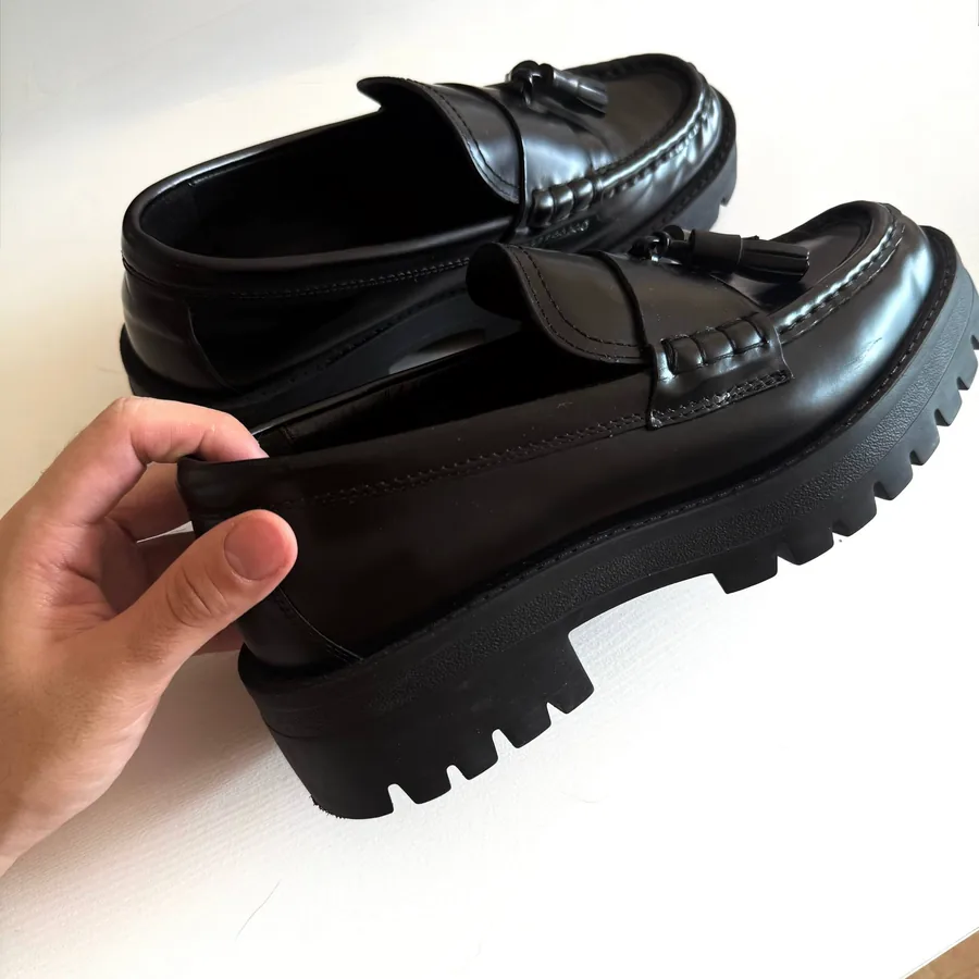 Лоферы Massimo Dutti, размер 40-41, кожа
