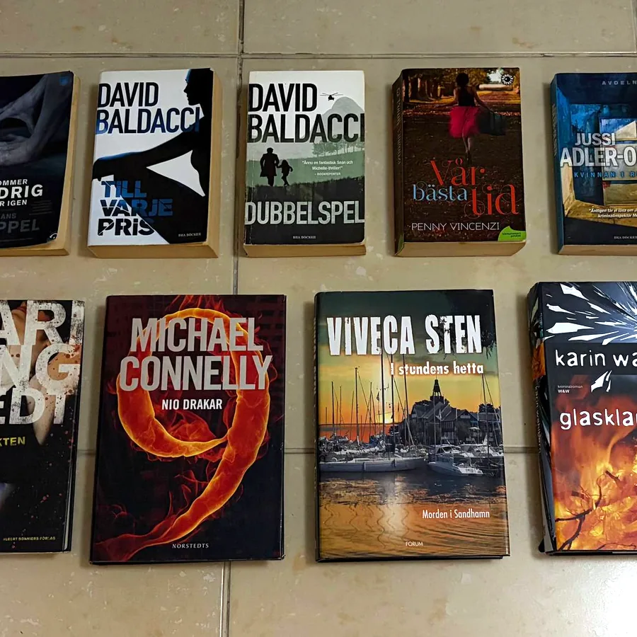 Книги на шведском и турецком языках