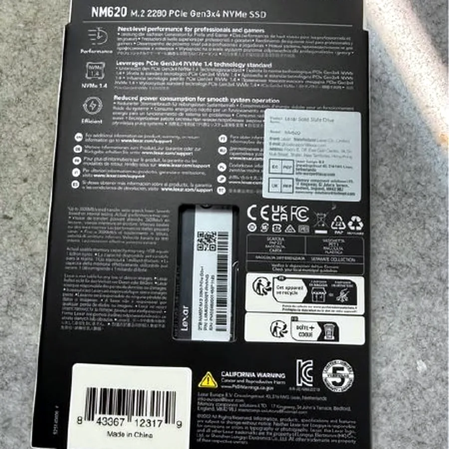 Lexar NM620 2TB NVMe M.2 SSD
