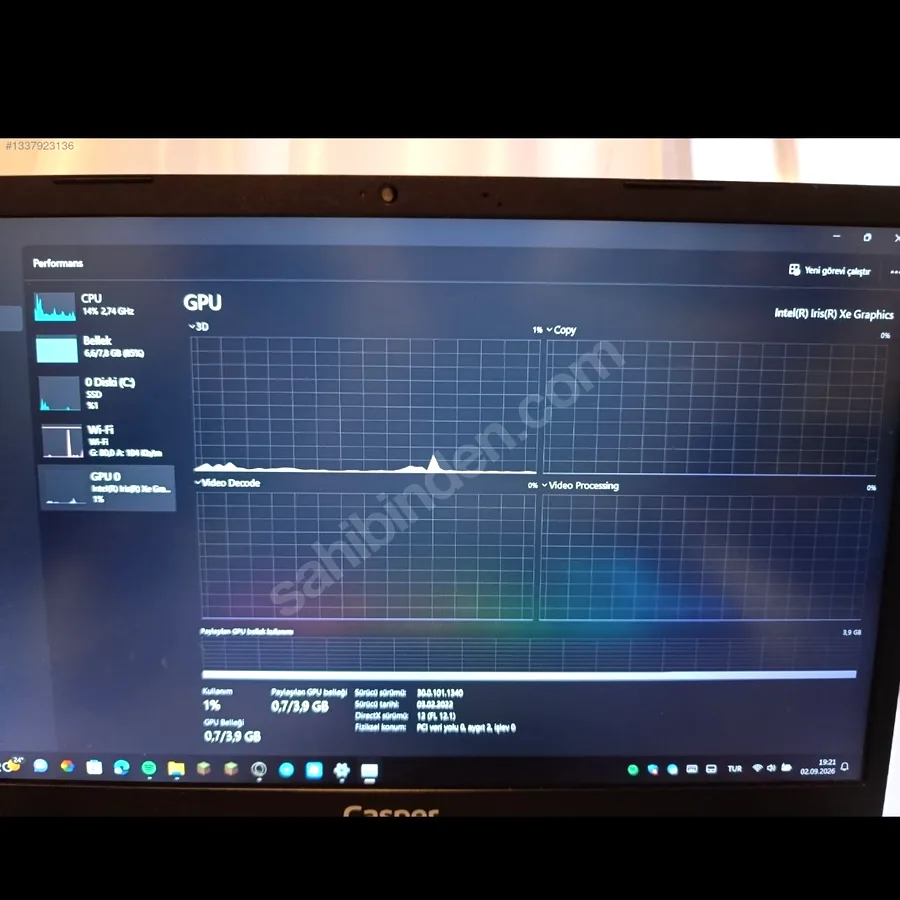 Ноутбук Casper Nirvana S500, Intel i5-11