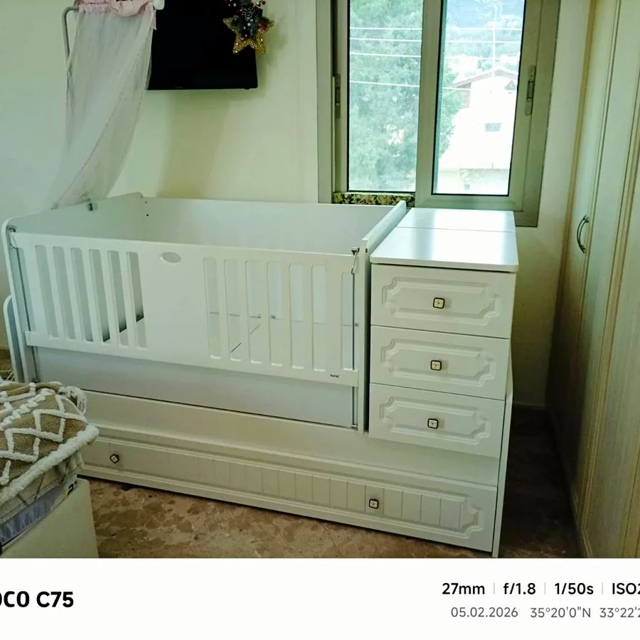 Детская кровать 90x225 см с ящиками для хранения