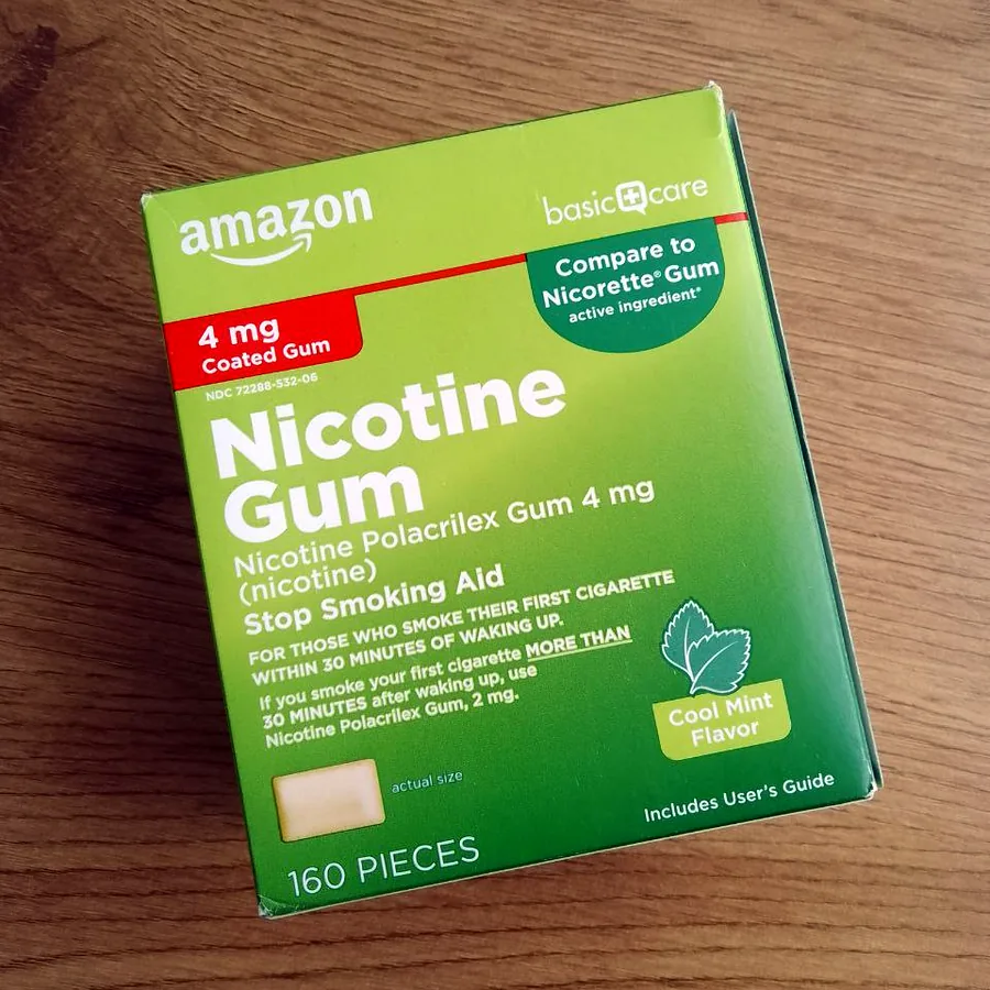 Никотиновая жвачка Amazon, 160 штук, 4 мг