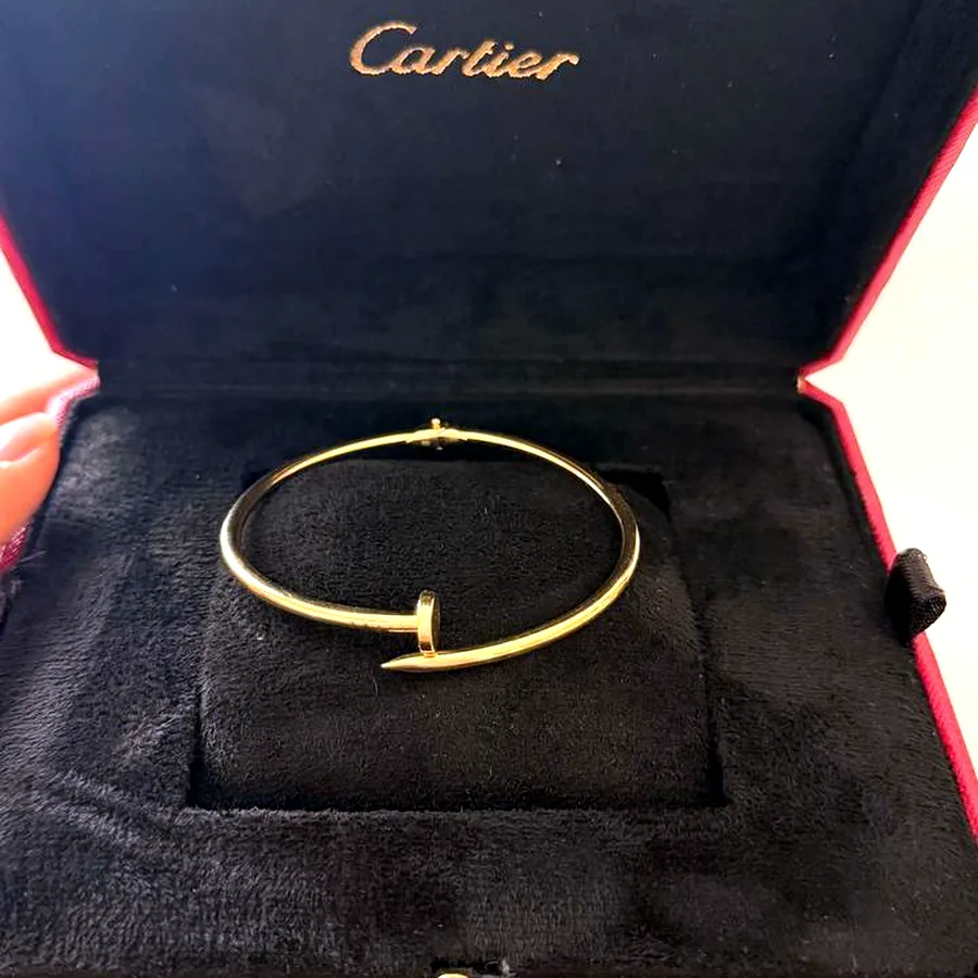 Золотой браслет в стиле Cartier, 7 г