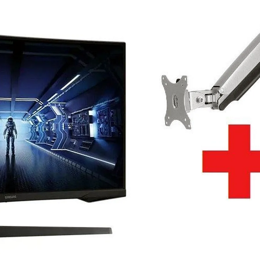 Samsung Odyssey G5 C32G55TQBU с кронштейном