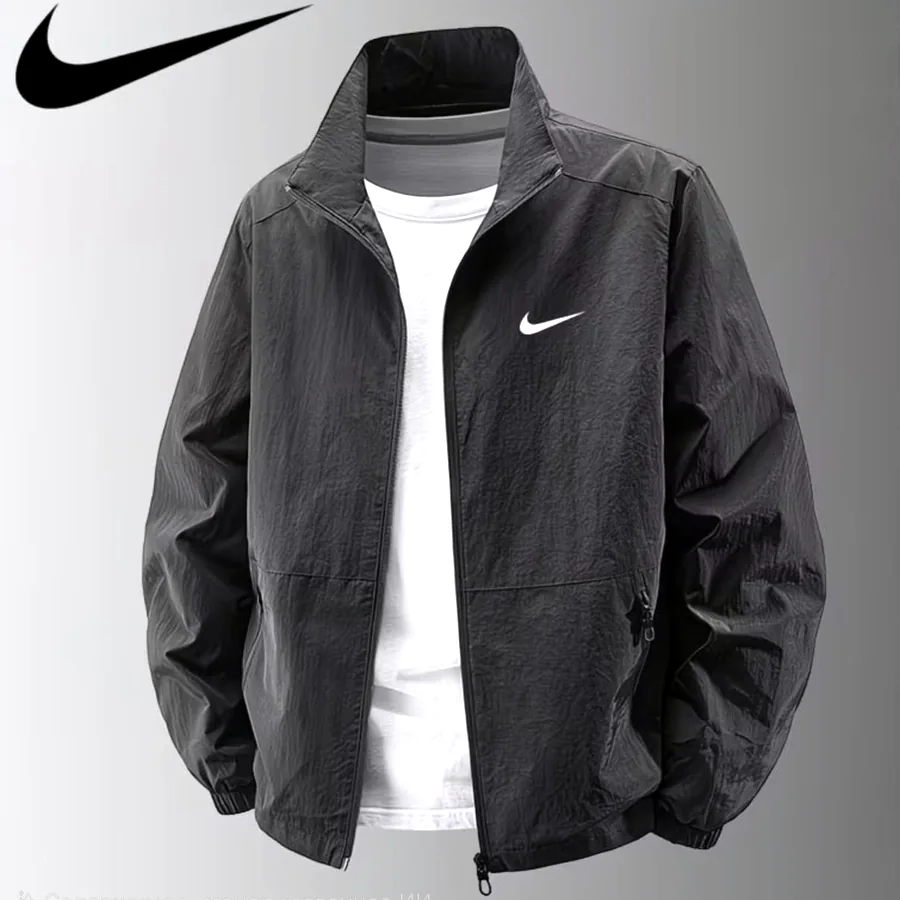 Ветровка Nike чёрная, размер 3XL