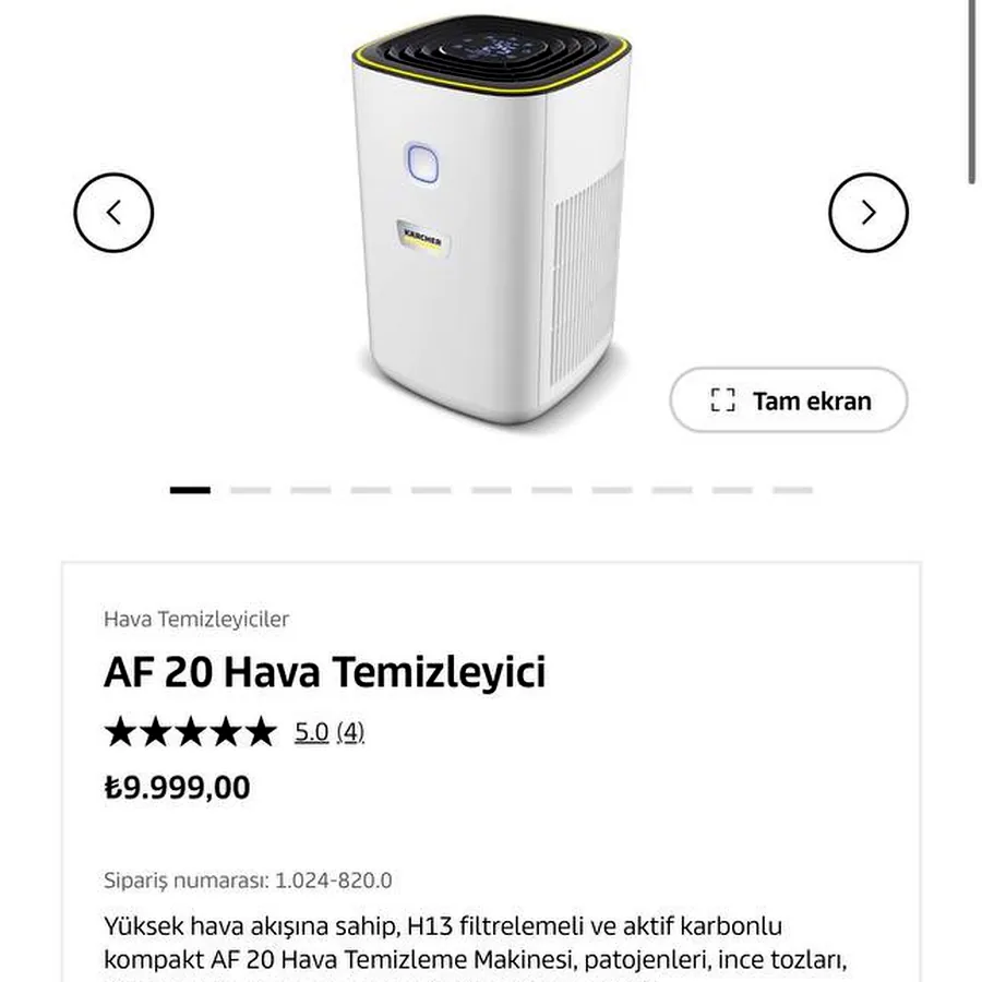 Очиститель воздуха Kärcher AF 20