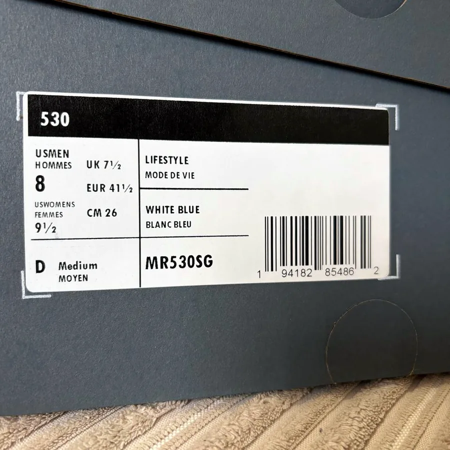 Кроссовки New Balance 530, размер 39-40, новые