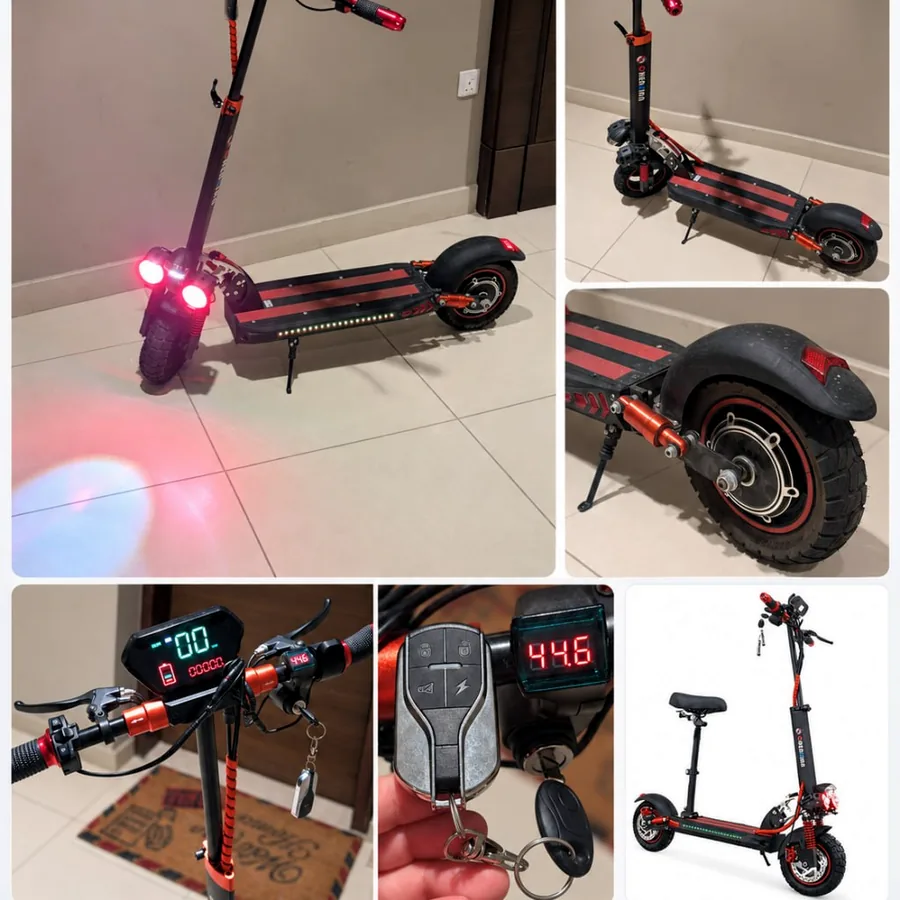 Электрический самокат 1000W, 48V 10Ah
