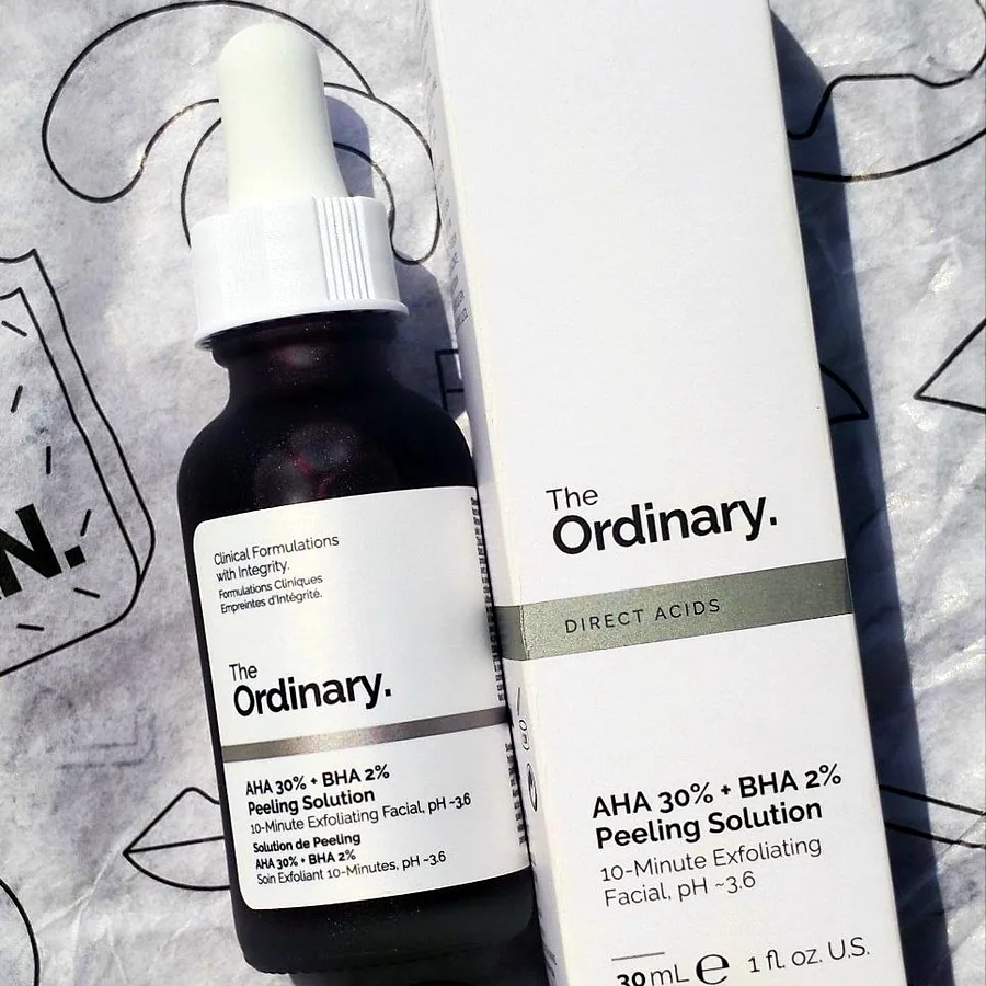 The Ordinary AHA 30% + BHA 2% Peeling Solution, 30 мл