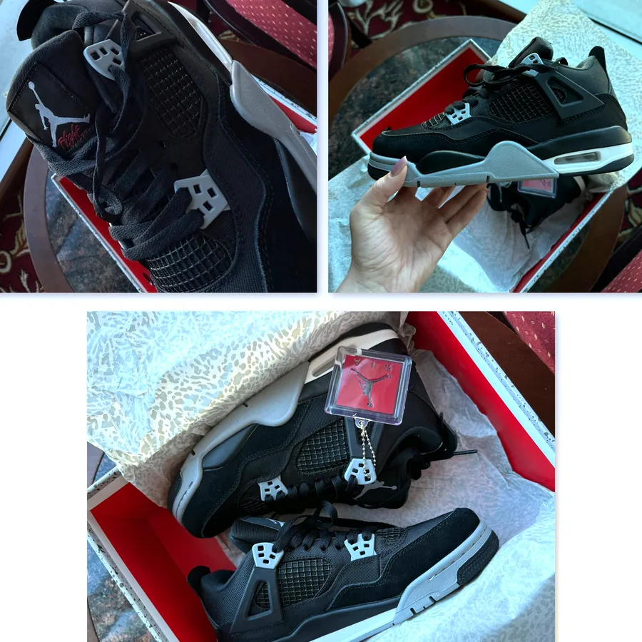 Nike Air Jordan 4 Retro SE Black Canvas, размер 37