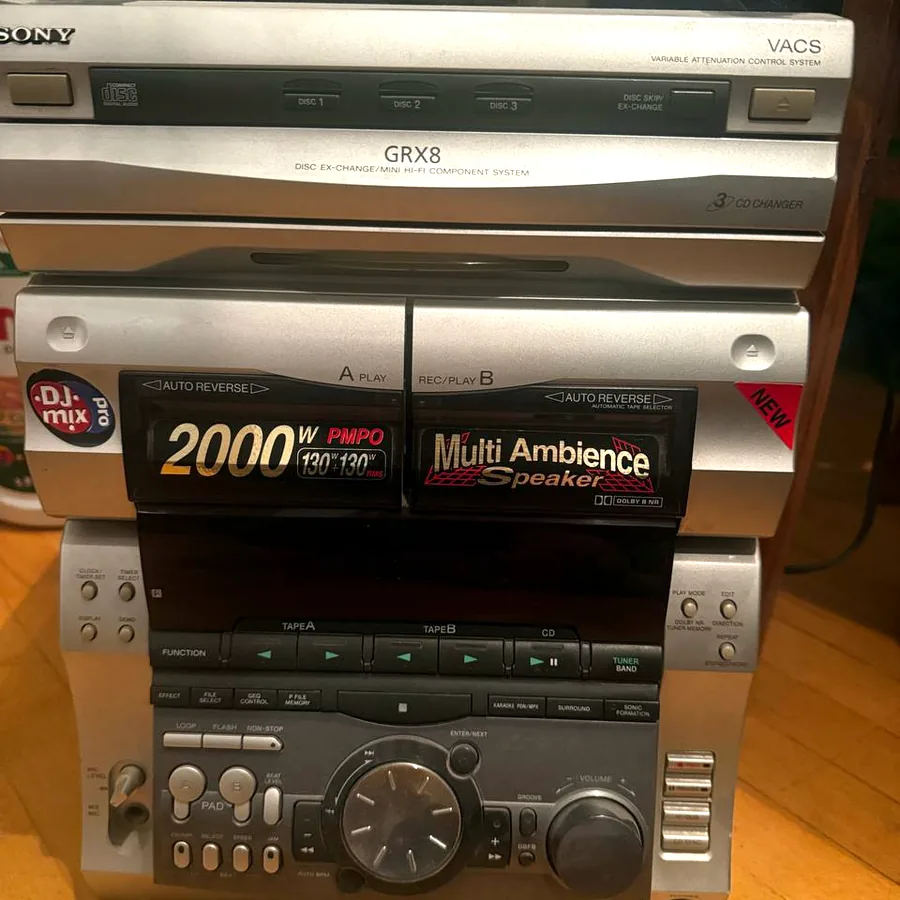 Музыкальный центр Sony MHC-GRX8