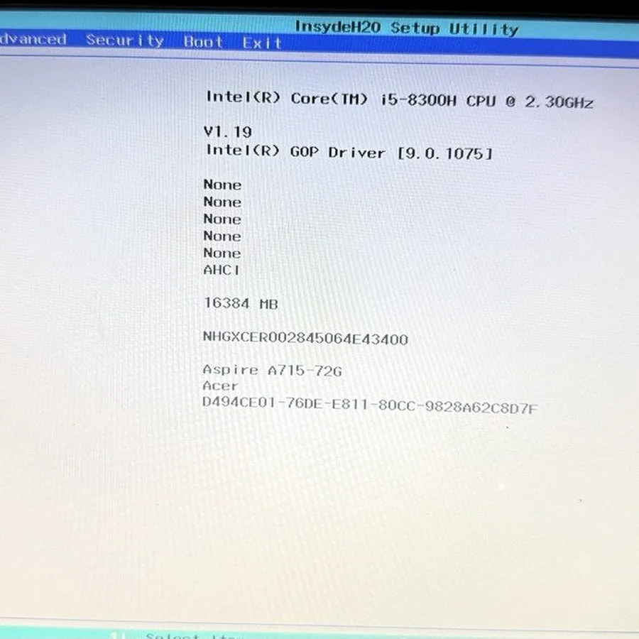 Ноутбук Acer Aspire A715-72G, Intel i5, 16 GB RAM