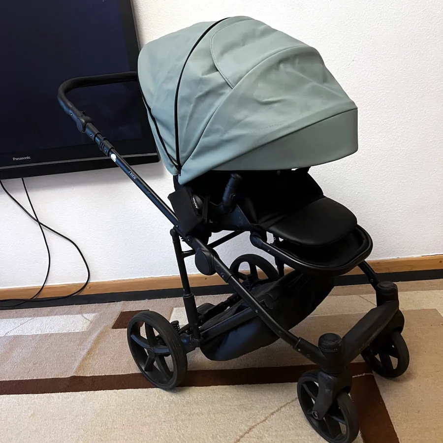 Коляска Adamex Zico Deluxe 3 в 1, экокожа