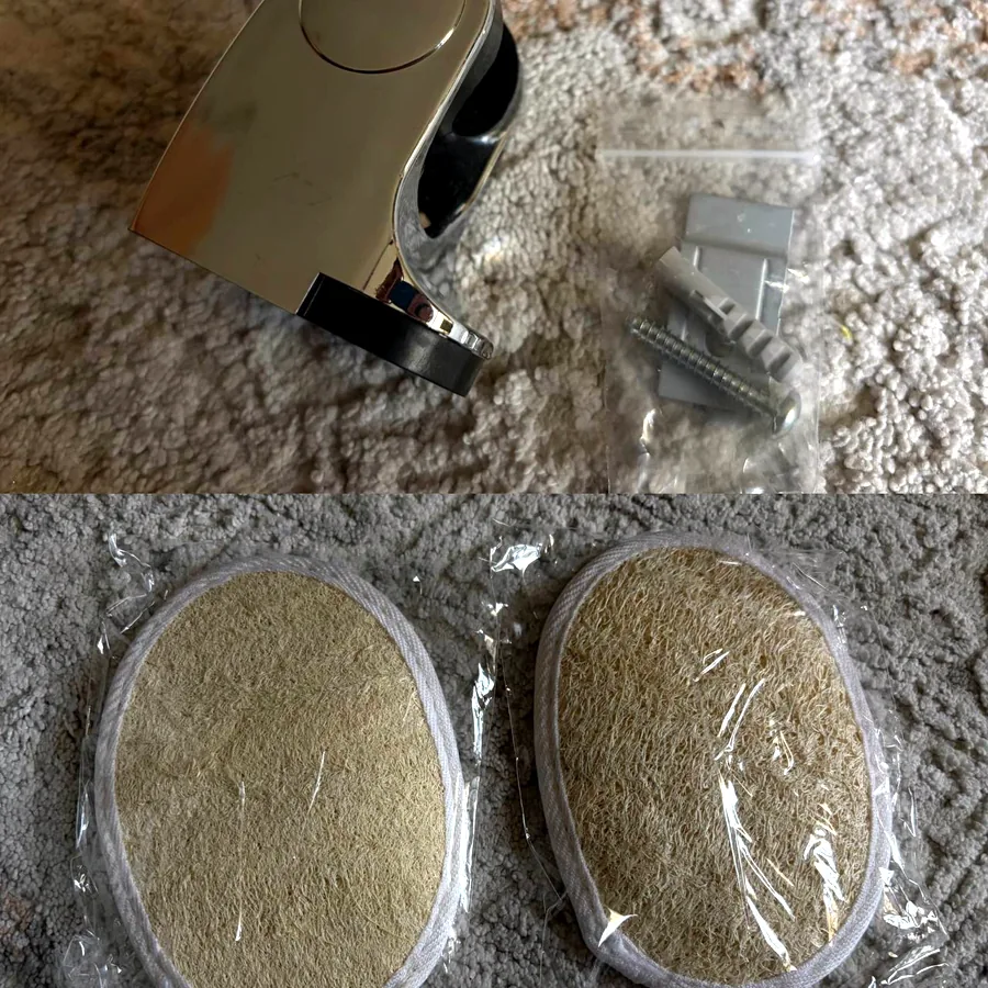 Мочалки из люфы, 2 штуки