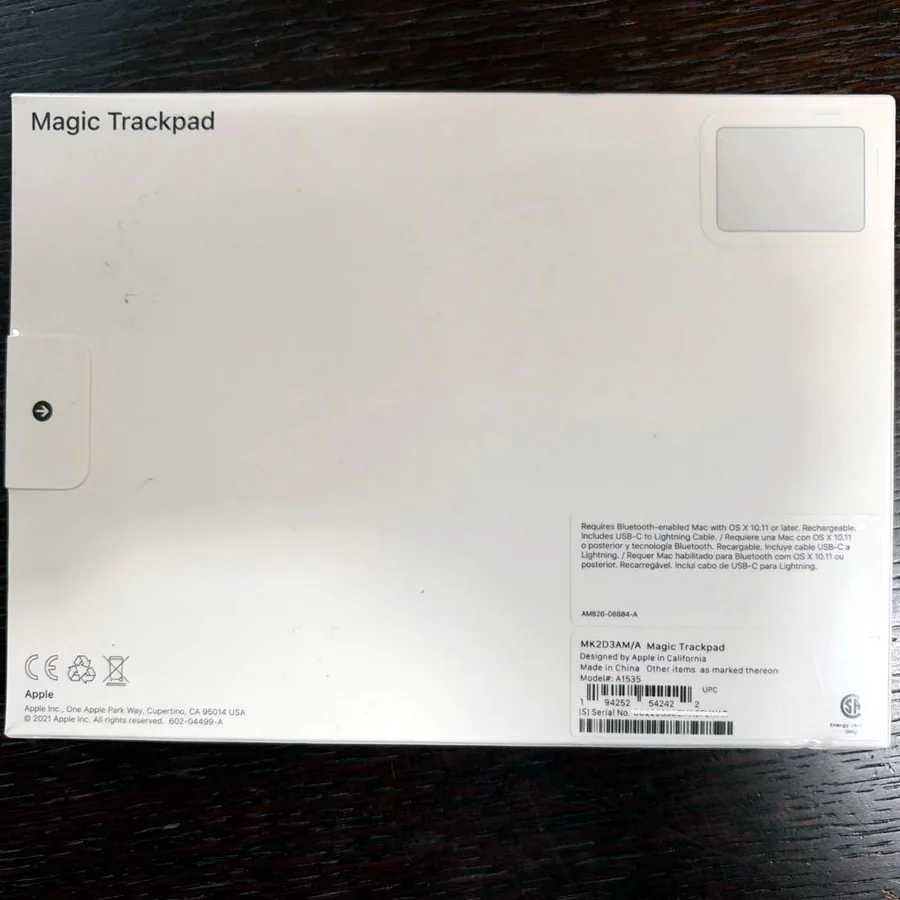 Apple Magic Trackpad White, новый в упаковке