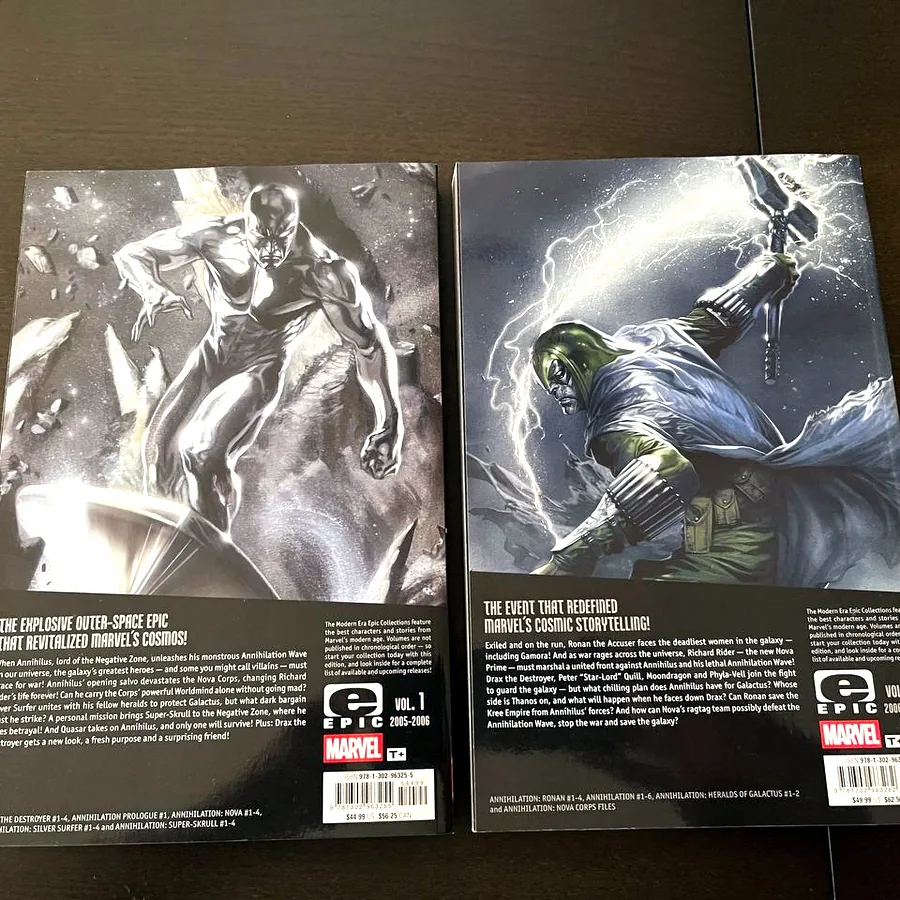 Комиксы Marvel Annihilation, 2 тома на английском