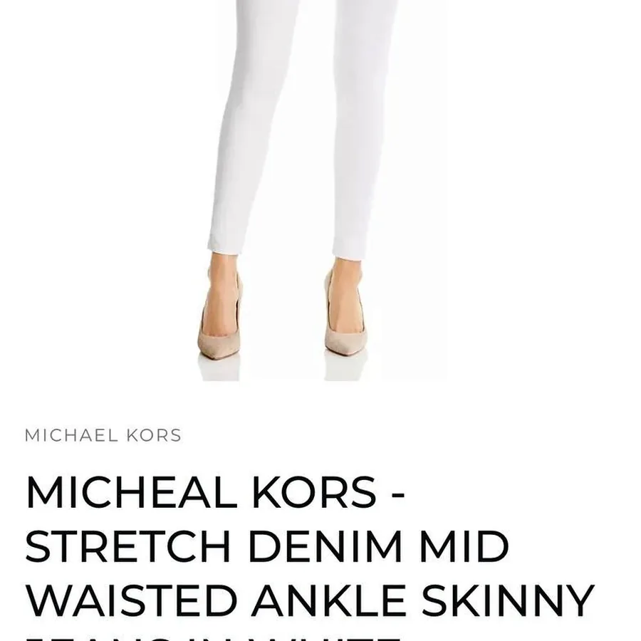 Джинсы Michael Kors Izzy skinny, размер 10