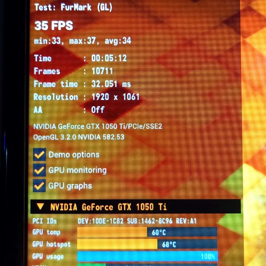 Видеокарта MSI GTX 1050ti 4GB OC