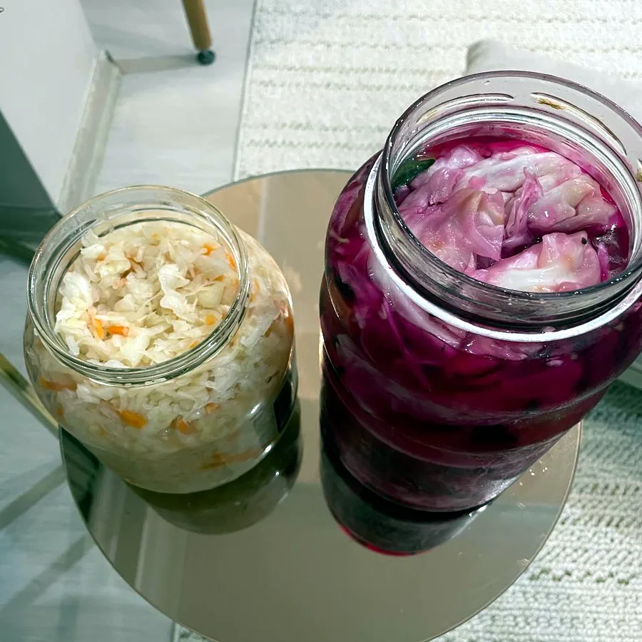 Квашеная капуста и маринованная