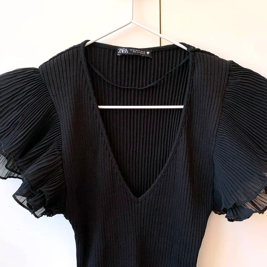 Боди ZARA чёрное, размер M