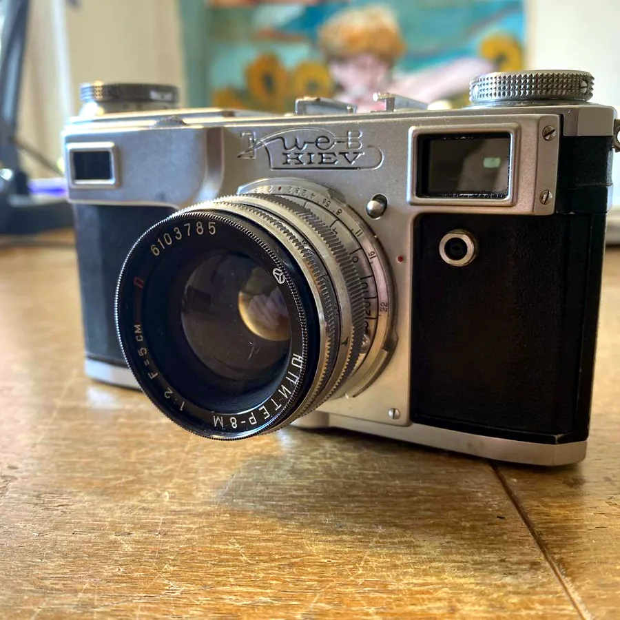 Фотоаппарат Киев 4-А, 1960 год, плёночный