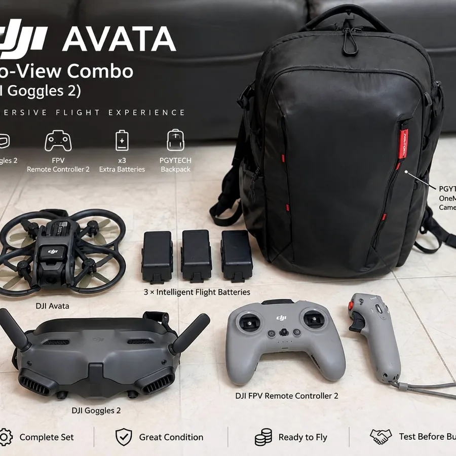 DJI Avata Pro-View Combo, FPV-дрон с очками