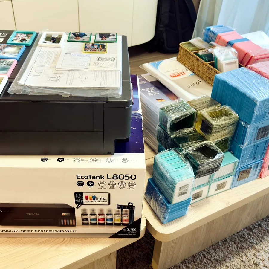 Принтер Epson L8050 с расходниками и заготовками