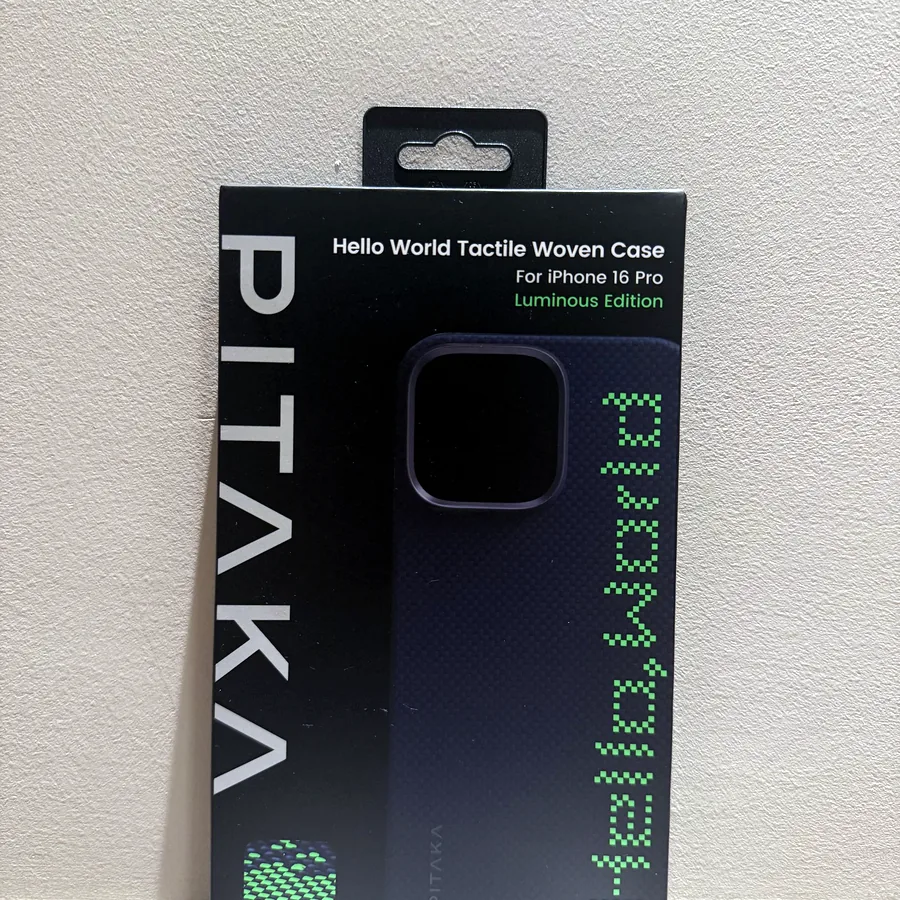 Чехол PITAKA Hello World для iPhone 16 Pro, новый