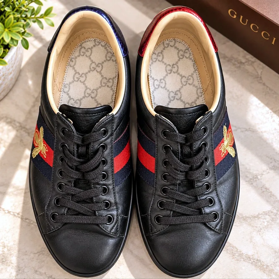 Кеды Gucci Ace с пчелой, размер 42
