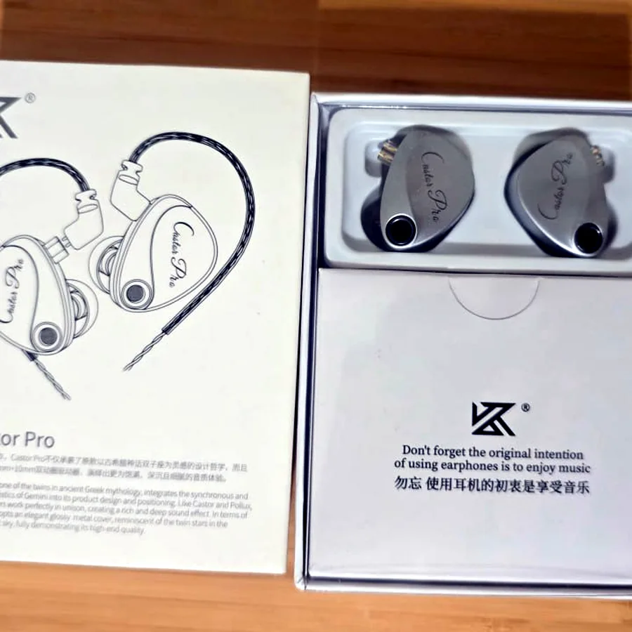 Наушники KZ Castor Pro Bass, чёрные