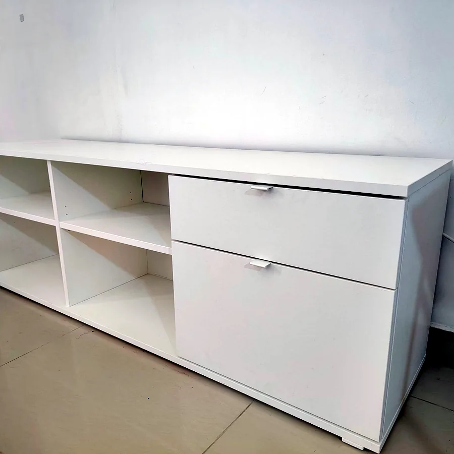 Тумба под TV белая IKEA, 146×37×50 см