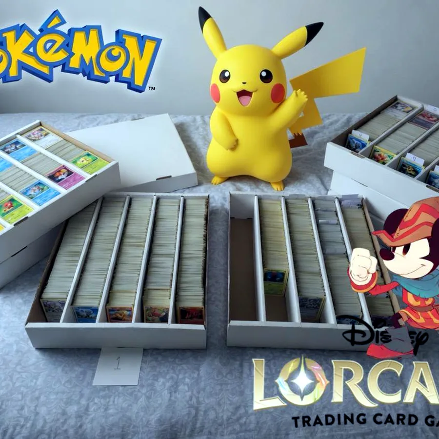 Коллекционные карточки Pokemon и Disney Lorcana