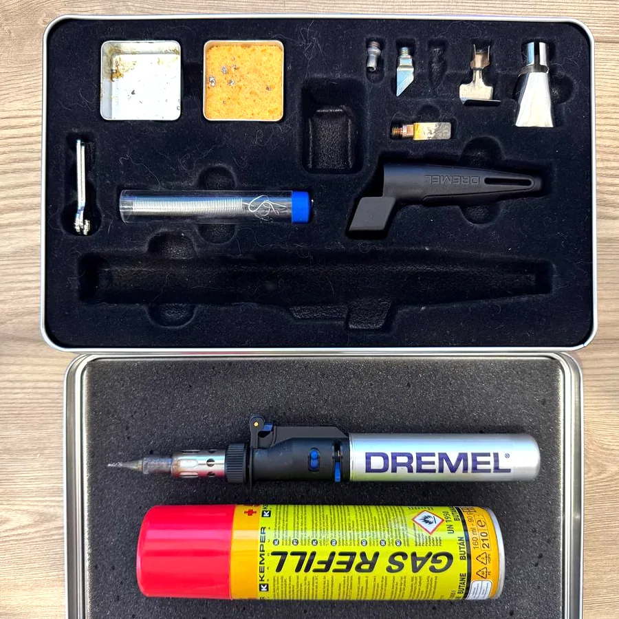 Газовый паяльник Dremel VersaTip с насадками