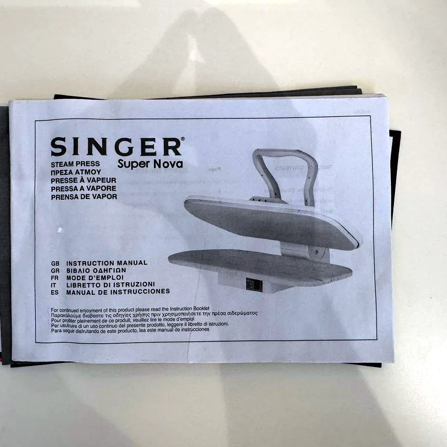 Singer Super Nova Steam Press, паровой пресс