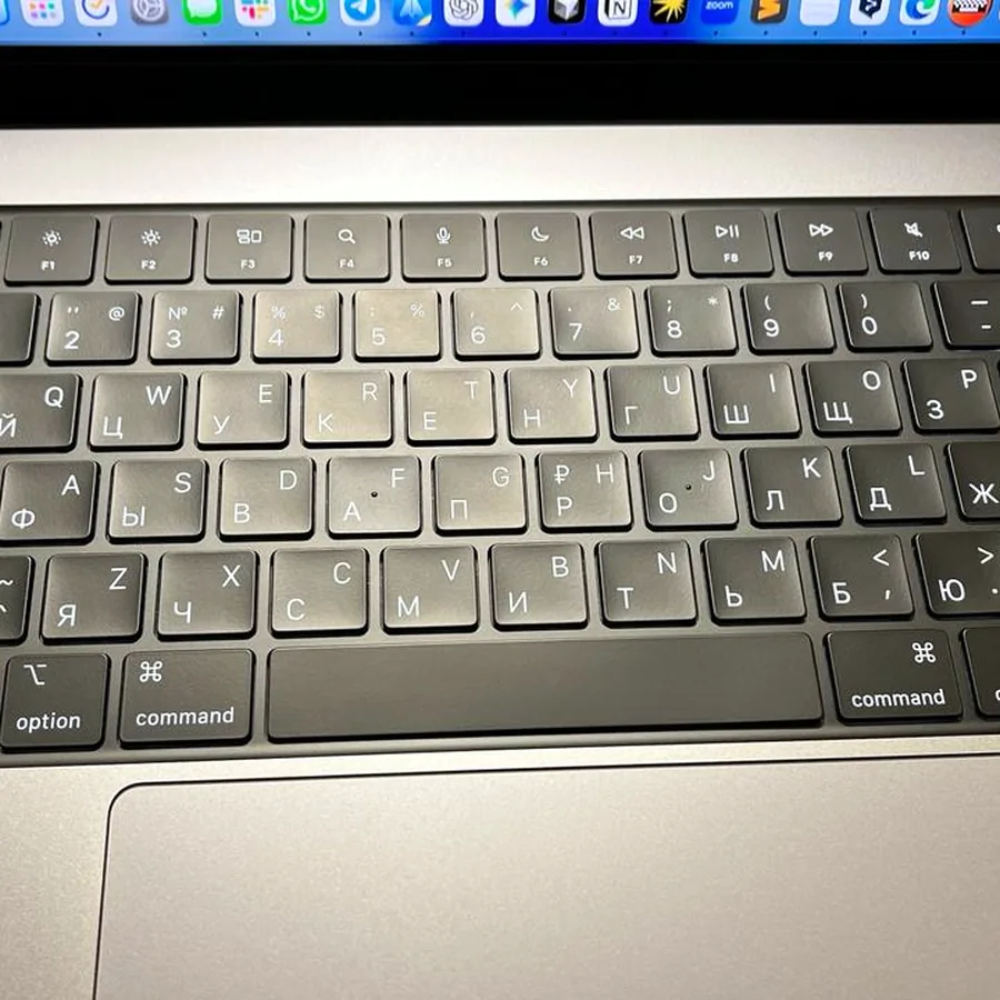 Русские кейкапы для MacBook