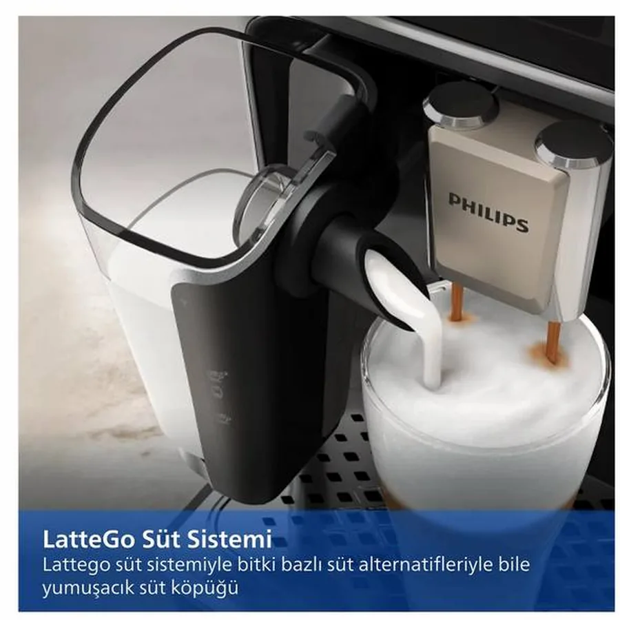 Кофемашина Philips LatteGo 5500, чёрная