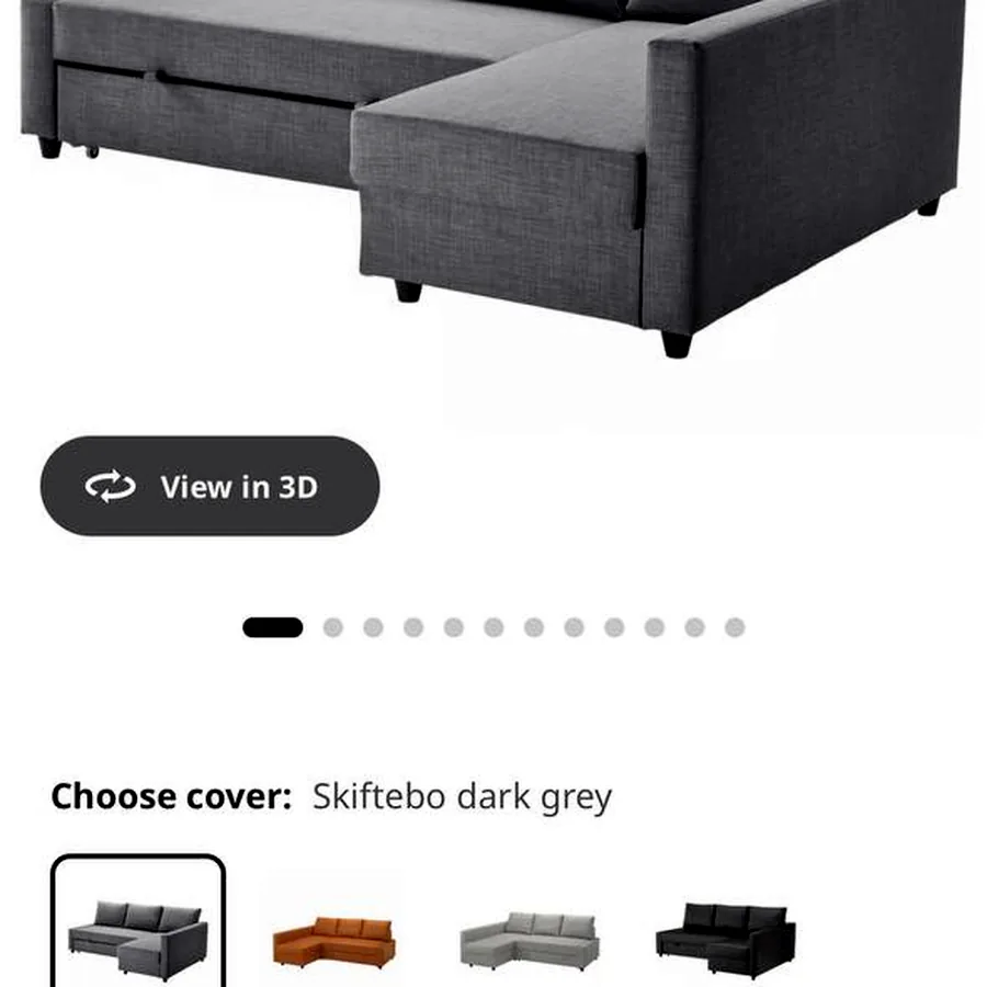 Диван IKEA серый, идеальное состояние