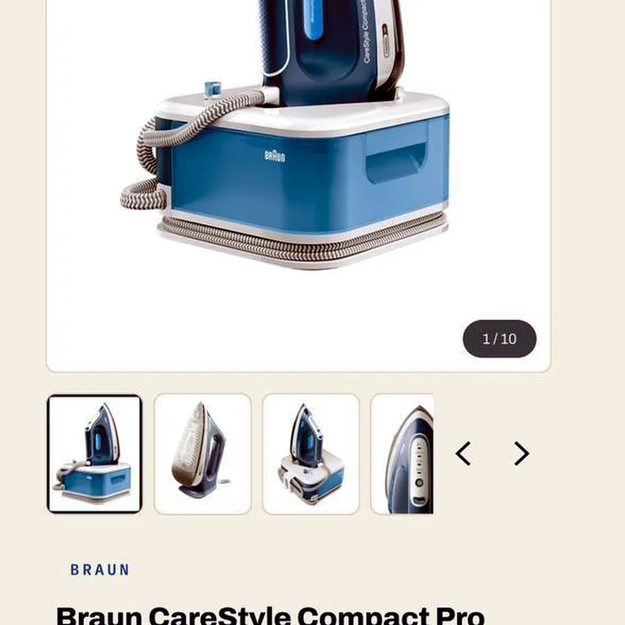Парогенератор Braun CareStyle Compact Pro IS2565