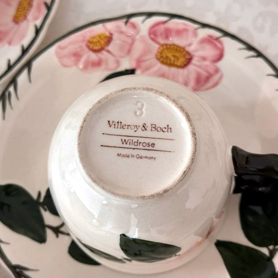 Винтажный набор чайных пар Villeroy & Boch Wild Rose