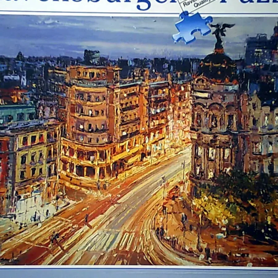 Пазл Ravensburger Гран-Виа Мадрид, 1000 деталей