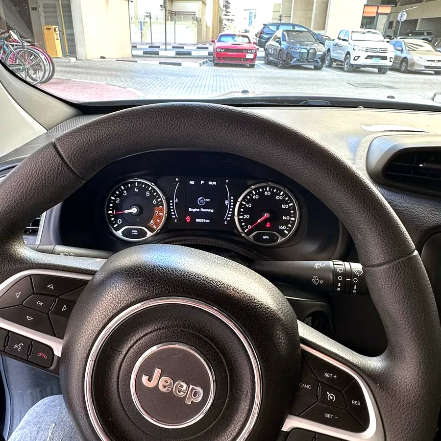 Jeep Renegade 2020, чёрный, Дубай
