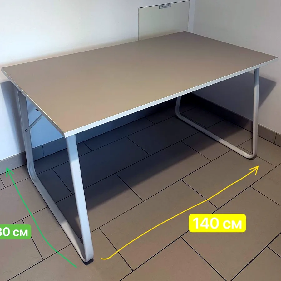 Рабочий стол 140x80 см