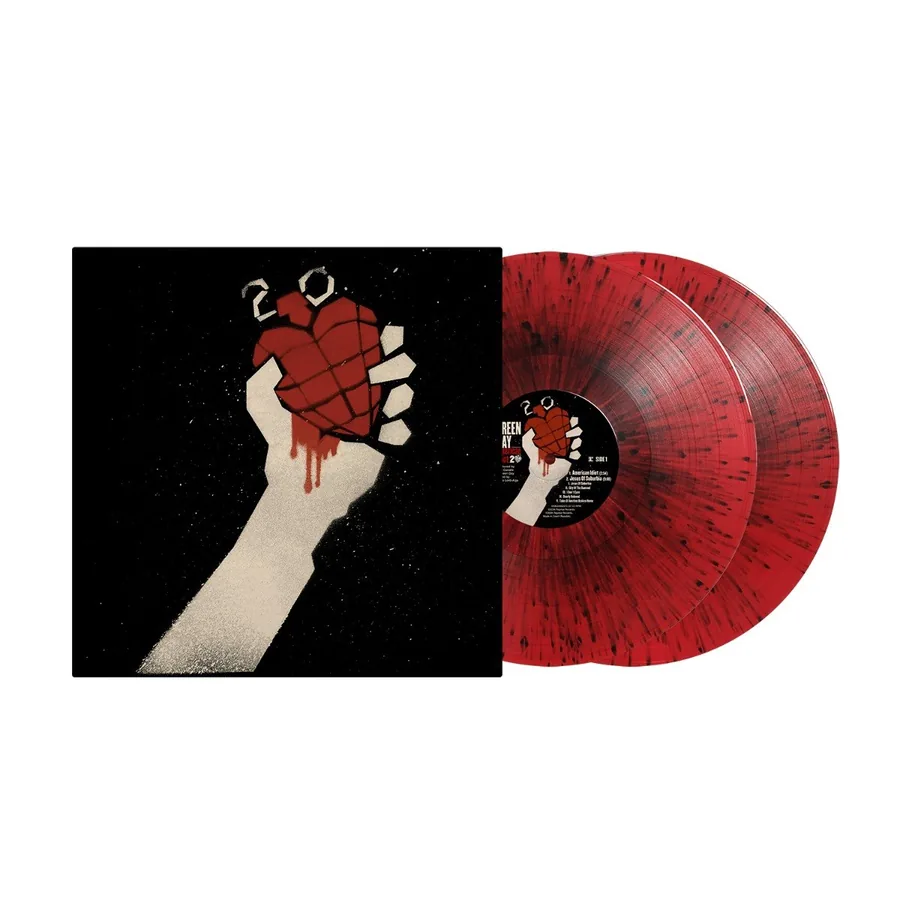 Green Day - American Idiot, 2LP, красный с чёрным