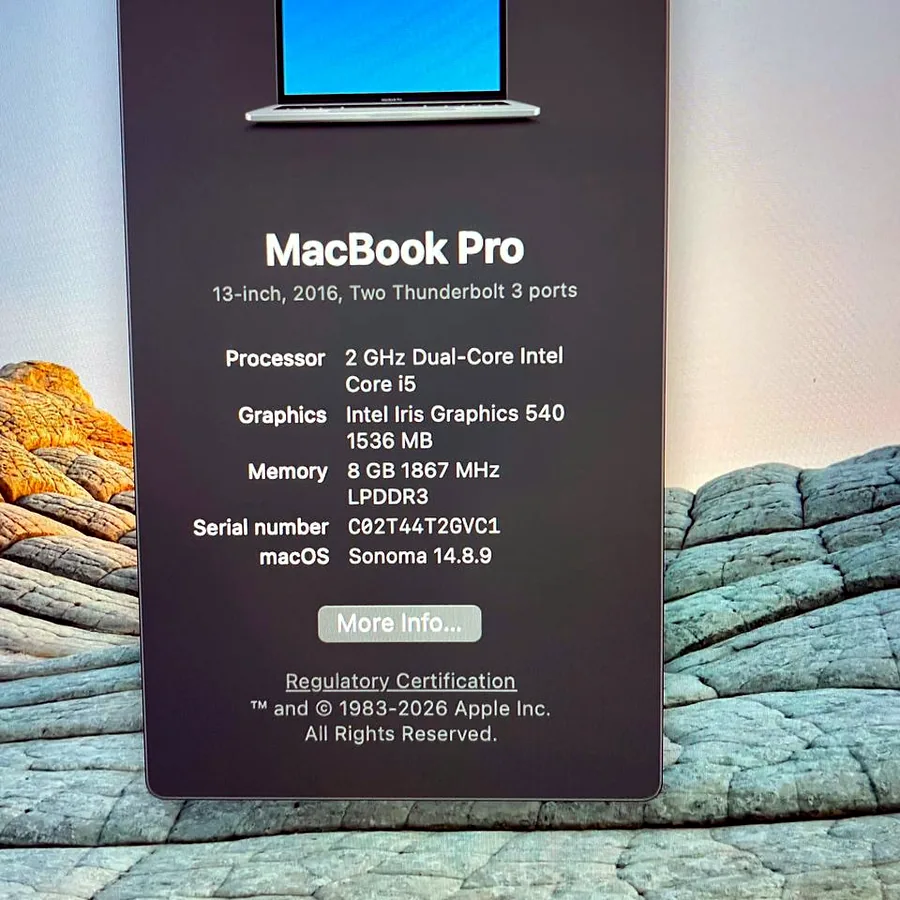 MacBook из Германии, 128 ГБ, 8 ГБ ОЗУ