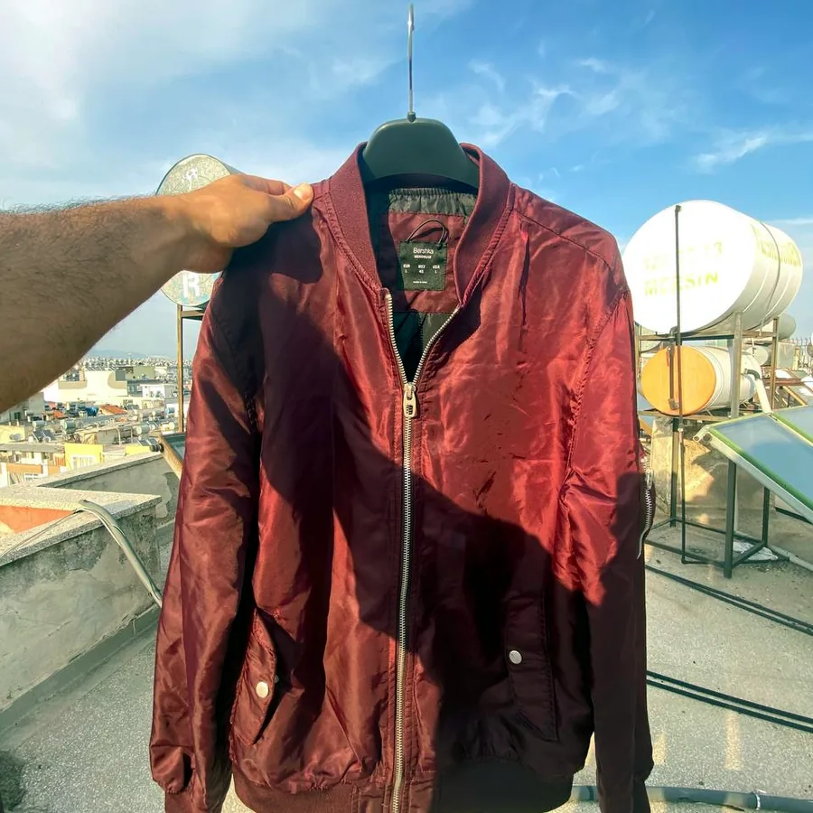 Куртка Bershka бордовая, размер L