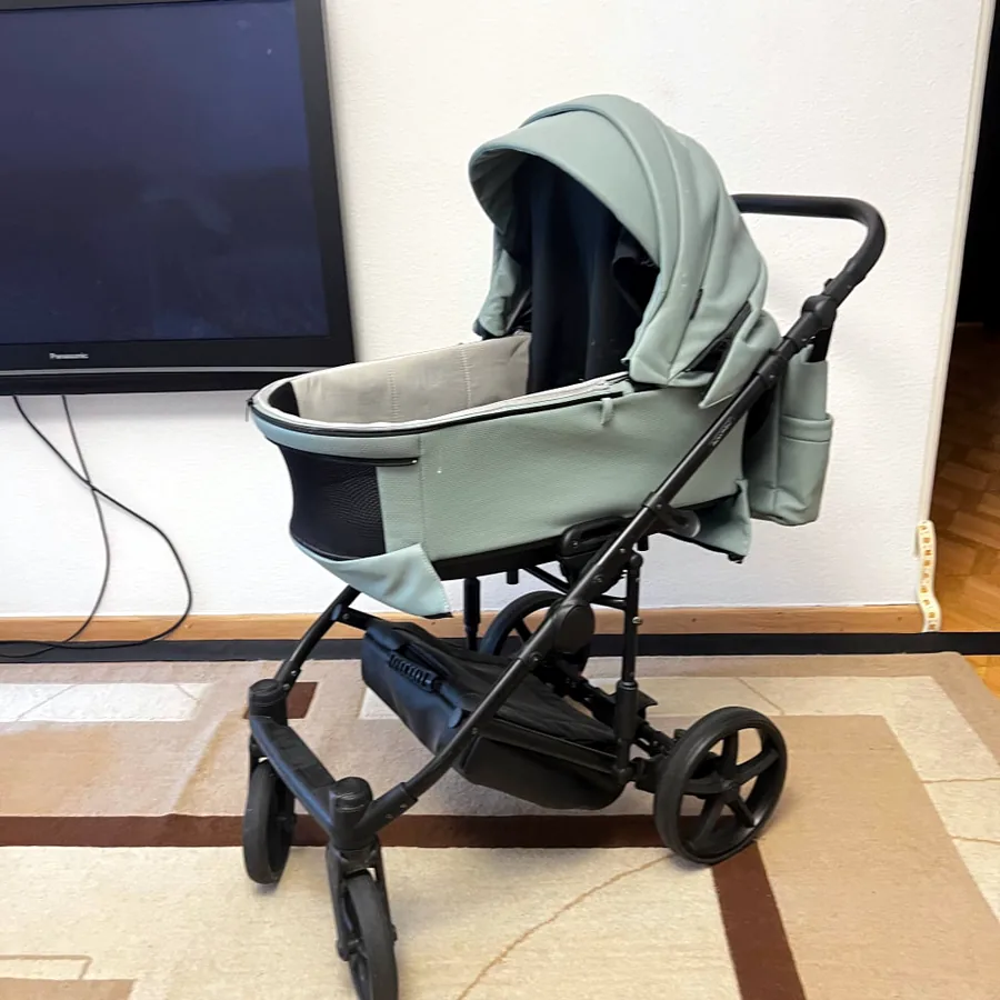 Коляска Adamex Zico Deluxe 3 в 1, экокожа