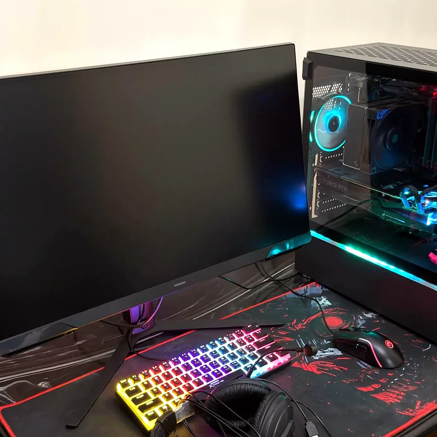 Игровой ПК с монитором 27" 180Hz, полный комплект