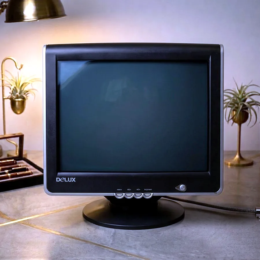 CRT мониторы Dell и Delux, ретро-игры