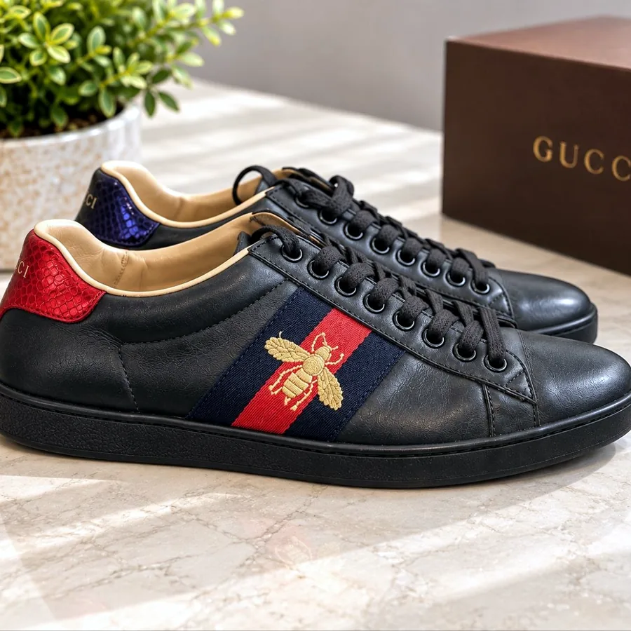 Кеды Gucci Ace с пчелой, размер 42