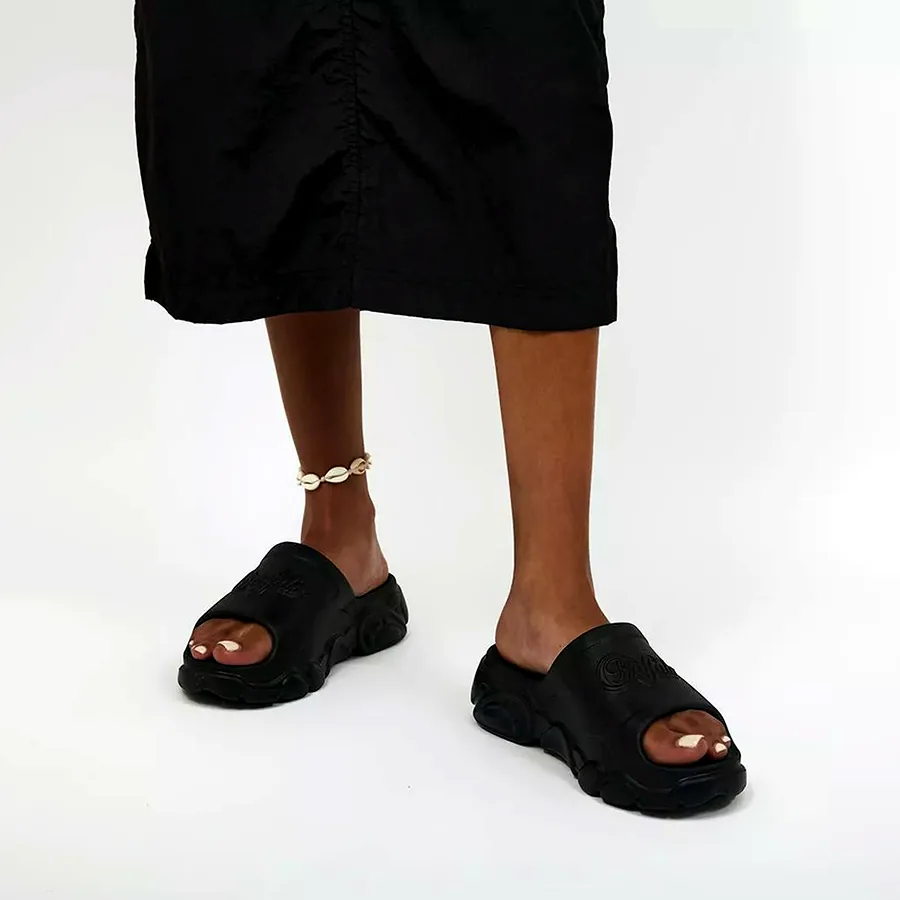 Buffalo Cld Women's Slides, размер 39, чёрные